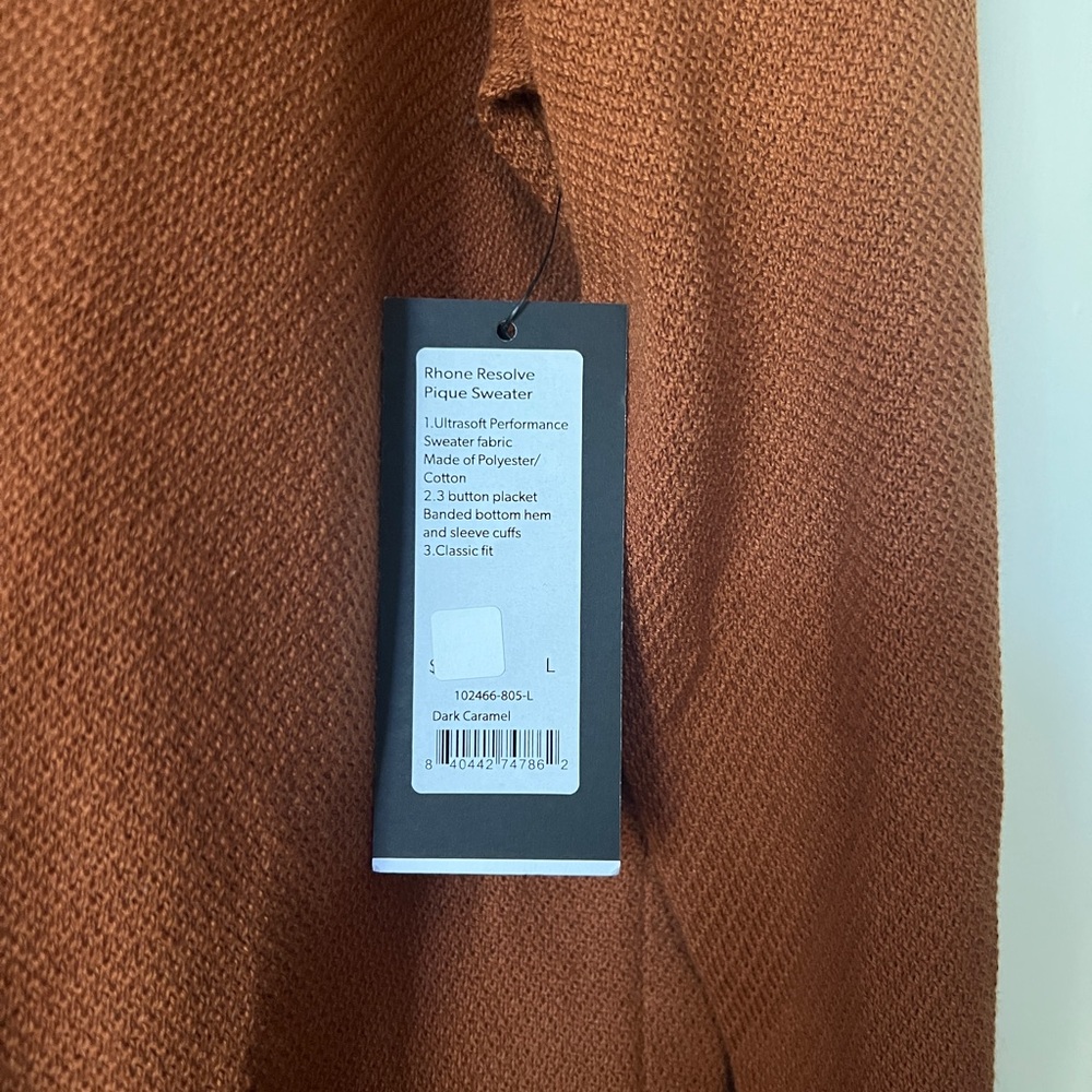 RHONE Resolve Pique Sweater - Picture 3 of 3